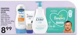 Brunet PAMPERS, CETAPHIL, DOVE Produits pour bébés sélectionnés offer