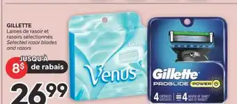 Brunet GILLETTE Lames de rasoir et rasoirs sélectionnés offer