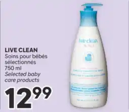 Brunet LIVE CLEAN Soins pour bébés sélectionnés offer