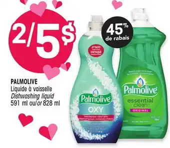 Uniprix PALMOLIVE Liquide à vaisselle/Dishwashing liquid offer