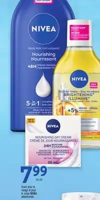 Uniprix Soins pour le visage et pour le corps NIVEA sélectionnés offer