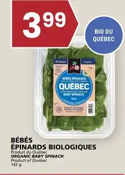 Rachelle-Bery Grocery ORGANIC BABY SPINACH offer