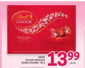 Uniprix LINDOR Chocolats sélectionnés / Selected chocolates offer