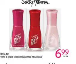 Uniprix SALLY HANSEN INSTA-DRI Vernis à ongles sélectionnés/Selected nail polishes offer