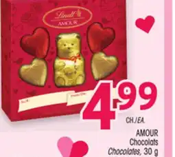 Uniprix LINDT AMOUR Chocolats/Chocolates offer