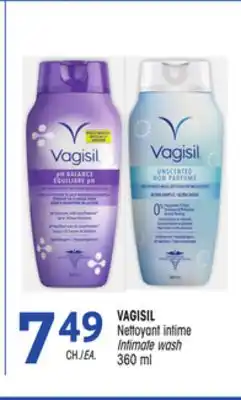 Uniprix VAGISIL Nettoyant intime / Intimate wash offer