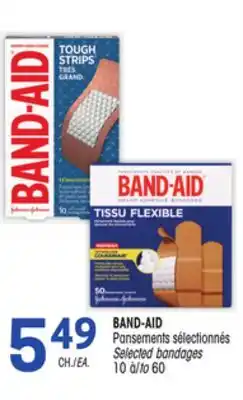 Uniprix BAND-AID Pansements sélectionnés/Selected bandages offer