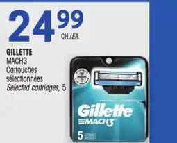 Uniprix GILLETTE MACH3 Cartouches sélectionnées/Selected cartridges offer