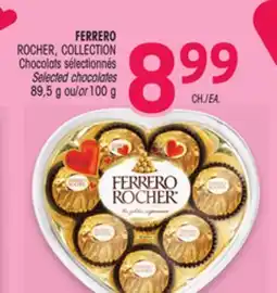 Uniprix FERRERO ROCHER, COLLECTION Chocolats sélectionnés/Selected chocolates offer