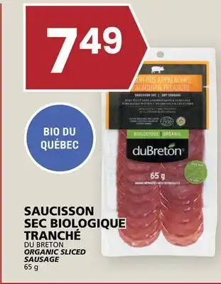 Rachelle-Bery Grocery DU BRETON ORGANIC SLICED SAUSAGE offer