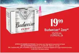 Provigo BUDWEISER ZERO, 12x355 mL offer