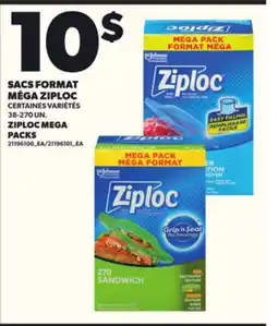 Provigo SACS FORMAT MÉGA ZIPLOC, 38-270 UN offer