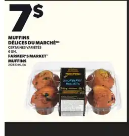 Provigo MUFFINS DÉLICES DU MARCHÉ, 6 UN offer