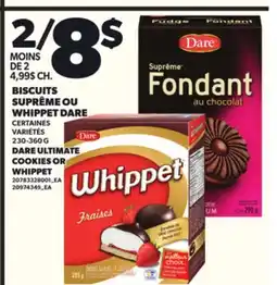 Provigo BISCUITS SUPRÊME OU WHIPPET DARE, 230-360 G offer