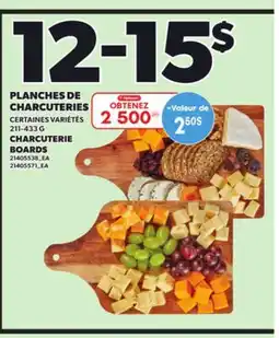 Provigo PLANCHES DE CHARCUTERIES, 211-433 G offer