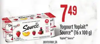 Provigo YOGOURT YOPLAIT SOURCE (16 X 100 G) offer