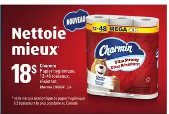 Provigo CHARMIN PAPIER HYGIÉNIQUE, 12=48 ROULEAUX, RÉSISTANT offer