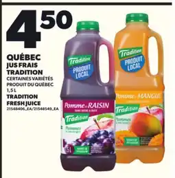 Provigo JUS FRAIS TRADITION, 1,5 L offer