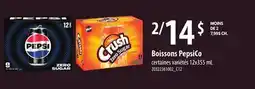 Provigo BOISSONS PEPSICO, 12x355 mL offer