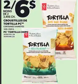 Provigo CROUSTILLES DE TORTILLA PC, 320-350 G offer