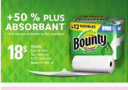 Provigo BOUNTY ESSUIE-TOUT, SUR MESURE, 6=12 ROULEAUX offer