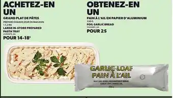 Provigo GRAND PLAT DE PÂTES 1-1,2 KG offer