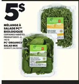 Provigo MÉLANGE À SALADE PC BIOLOGIQUE, 142 G offer