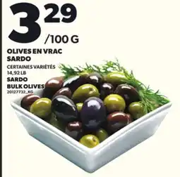 Provigo OLIVES EN VRAC SARDO, 14,92 LB offer