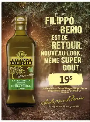 Provigo HUILE D'OLIVE EXTRA VIERGE FILIPPO BERIO offer