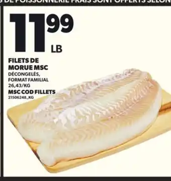 Provigo FILETS DE MORUE MSC offer