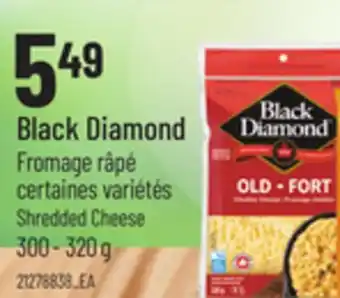 Provigo BLACK DIAMOND FROMAGE RÂPÉ, 300 - 320 g offer