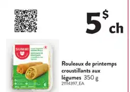 Provigo ROULEAUX DE PRINTEMPS CROUSTILLANTS AUX LÉGUMES 350 G offer