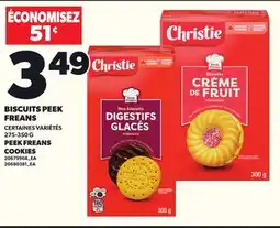 Provigo BISCUITS PEEK FREANS, 275-350 G offer