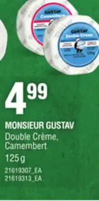 Provigo MONSIEUR GUSTAV DOUBLE CRÈME, CAMEMBERT 125 G offer