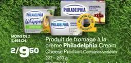 Provigo PRODUIT DE FROMAGE À LA CRÈME PHILADELPHIA CREAM 227 – 250 g offer