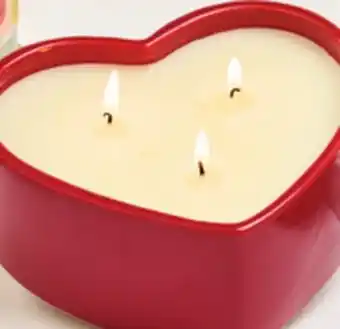 Giant Tiger 3-wick ceramic heart offer