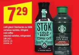 Maxi CAFÉ GLACÉ STARBUCKS OU STŌK | ICED COFFEE, 1,18/1,42 L offer