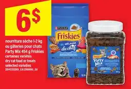 Maxi NOURRITURE SÈCHE 1-2 KG OU GÂTERIES POUR CHATS PARTY MIX 454 G FRISKIES offer