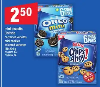 Maxi MINI-BISCUITS CHRISTIE 150-200 G offer