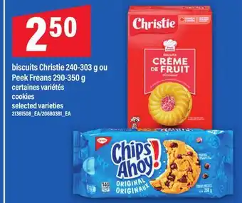 Maxi BISCUITS CHRISTIE, 240-303 G OU PEEK FREANS, 290-350 G offer