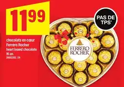 Maxi CHOCOLATS EN CŒUR FERRERO ROCHER | FERRERO ROCHER HEART BOXED CHOCOLATE, 16 UN offer