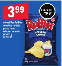 Maxi CROUSTILLES RUFFLES, 180-200 G offer