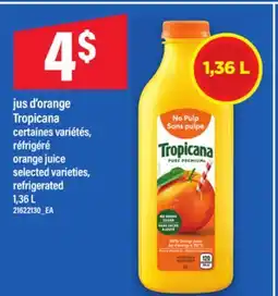 Maxi JUS D'ORANGE TROPICANA / ORANGE JUICE, 1,36 L offer