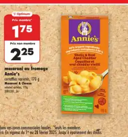 Maxi MACARONI FROMAGE ANNIE'S, 170 G offer