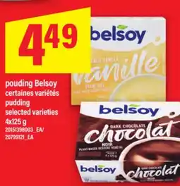 Maxi POUDING BELSOY PUDDING, 4x125 g offer