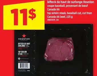 Maxi BIFTECK DE HAUT DE SURLONGE HOUSTON COUPE BASEBALL, PROVENANT DE BŒUF, 225 G offer