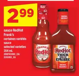 Maxi SAUCE REDHOT FRANK'S / SAUCE, 354 ML offer