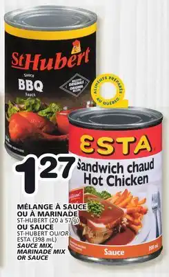 Marches Tradition ST-HUBERT (20 à 57 g) ESTA (398 mL) SAUCE MIX OR SAUCE offer