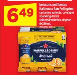 Maxi BOISSONS PÉTILLANTES ITALIENNES SAN PELLEGRINO, 6x330 mL offer