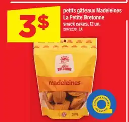 Maxi PETITS GÂTEAUX MADELEINES LA PETITE BRETONNE offer